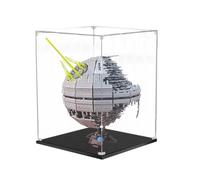 Gase acrílico transparente para Le-go 10143 modelo Estrella de la Muerte, caja transparente, caja de almacenamiento, caja expositora, compatible con modelo 10143 (solo vitrina, 3 mm)