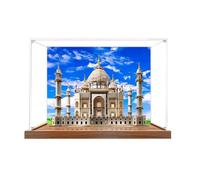 Gase acrílico transparente para Le-go 10256 modelo Taj Mahal, caja transparente, caja de almacenamiento, caja expositora, compatible con modelo 10256 (solo vitrina) (versión de fondo-3 mm)