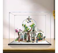 Gase acrílico transparente para Le-go 41757 modelo de jardín botánico, caja transparente, caja de almacenamiento, caja expositora, compatible con modelo 41757 (solo vitrina) (acabado espejo-3 mm)