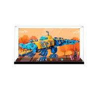 Gase acrílico transparente para Le-go 71512 modelo submarino de cocodrilo, caja transparente, caja de almacenamiento, caja expositora, compatible con modelo 71512 (solo vitrina) (versión de fondo -1)