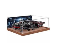 Gase acrílico transparente para Le-go 75389 modelo Halcón Milenario, caja transparente, caja de almacenamiento, caja expositora, compatible con modelo 75389 (solo vitrina) (versión de fondo-2)