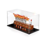 Gase acrílico transparente para Le-go 80102 modelo de baile de dragón de Año Nuevo, caja transparente, caja de almacenamiento, caja expositora, compatible con modelo 80102 (solo vitrina, 3 mm)
