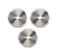 Gasea 3Pcs Cuchillas Giratorias, Cuchillas de Corte Giratorias, Circular cuchillas de Corte, para Acolchar, Papel, Tela, álbumes de Recortes, Costura