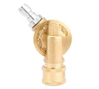 Gasea Acoplador Pivotante para Boquilla de Lavadora a Presión, Acoplador Pivotante para Lavadora a Presión, Rotación de 270 °, 4500 PSI, Desconexión Rápida de 1/4", Accesorio Limpiador de Canalones