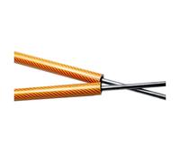 Gasfeder Maletero Dämpfer Amortiguador Gas Fibra Carbono Para Maletero Para Hyundai Para Veloster 1st FS Hatchback 2011-2018, 403 Mm Amortiguadores Maletero(Orange carbon fiber)