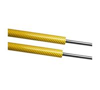 Gasfeder Maletero Dämpfer Para VW Para Golf MK5 1K1 2003-2010 Hatchback Soporte Elevación Maletero Puntales Gas Resorte Amortiguador Varillas Apoyo Amortiguadores Maletero(Yellow carbon fiber)
