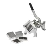 GASFRIT Cortador de Patatas y Verduras Manual Profesional para Hostelería, Montaje en Mesa o Pared, Cortapatatas con 4 Cuchillas Intercambiable, Aluminio Fundido - Uso Intensivo