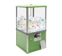 Gashapon Machine Máquina expendedora de cápsulas, dispensador de chicles para niños para dulces y juguetes, divertida experiencia de juego de gacha, ideal para fiestas y eventos, verde