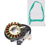 Gasket para moto Stator Coil Regulator Rectificador Compatible con GN 250GN250E 1982-1994(C)