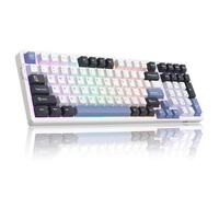 Gasket Structure Light100 - Teclado mecánico inalámbrico, 2.4G/USB-C/BT5.0, teclado personalizado intercambiable en caliente, teclado retroiluminado RGB para juegos para PC/Win/Mac, interruptor lineal