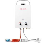GASLAND BS158-DE Calentador de agua a gas 6 Litros, Para Propano (50mbar), para caravana, camping, ducha, lavado de caballos