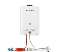 GASLAND Calentador de agua de gas sin tanque, BE264 10L calentador de agua de propano instantáneo para exteriores con tapa de lluvia