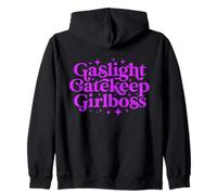 Gaslight GateKeep Chica Jefe Divertido Meme Feminista Irónico Babe Sudadera con Capucha
