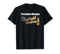 Gaslight. Gerente de percepción. Lámpara de iluminación de Gas Humor Camiseta