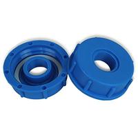 GASMIS IBC Adaptador S60x6 rosca gruesa 3/4" rosca interior, 1 pieza, accesorios para depósitos IBC, rosca de tapa, depósito de agua de lluvia, contenedor de agua