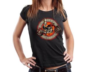 Gasoline Bandit Camiseta de motorista para mujer: Good Vibrations, XXL