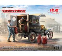 Gasoline Delivery, Modelo T 1912 Delivery Coche W/ Loaders 1:24 Kit
