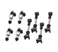 Gasoline Direct Injector 4 Juegos De Inyectores Combustible 550 Cc Con Kit Reemplazo Arnés Cableado Reinstalación Para OBD1 OBD2 B16 B18 B20 D15 D16 D18 H22