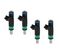 Gasoline Direct Injector Inyector de combustible para motor automóvil (4 unidades, 1429840 98MF-BB) para Fiesta V (2001-2008) para Fusion (2002-2012), 1,4 L
