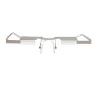 Gasos de sueño Prism - Gasos reclinables de libros, Glases de ayuda de la visión | Gafas ópticas para lector de lector, mentiras de lectura planas, glasas de relajación para ver televisión en la cama