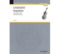 Gaspar Cassado: Requiebros In D For Cello & Piano. Partituras para Cello, Acompañamiento de Piano