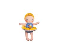 Lilliputiens Muñeca de baño Gaspard 83423, pato, juguete interactivo, flotador removible, amarillo