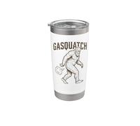 Gasquatch Funny Bigfoot Pedos Sasquatch Pedo Día del Padre Vaso térmico de acero inoxidable de doble pared