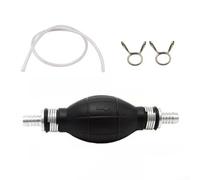 Gastagrav Bomba de cebado manual de combustible de 10 mm, válvula unidireccional para gasolina, diésel, transferencia de agua, sifón flexible de PVC (1 juego)
