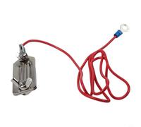 Gastagrav Clip de conector de cinta de valla eléctrica con placas conductoras de acero inoxidable y alambre aislado para uso de valla de cabra y rancho (clip individual)