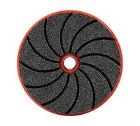 Gastagrav Disco de molienda de 84 mm para amoladora angular, para almohadilla de pulido de carburo de silicio de rosca M10 para azulejos, piedra, cemento, metal con huecos de enfriamiento, 13600 RPM