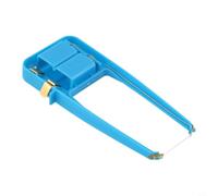 Gastagrav Herramienta eléctrica de espuma de alambre caliente para manualidades, corte de poliestireno con forma de aguja de acero inoxidable, diseño azul portátil