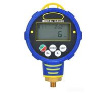 Gastagrav Medidor electrónico de presión de agente de refrigeración compatible con R32 y varios, con medición dual de alta presión baja, pantalla retroiluminada (B)