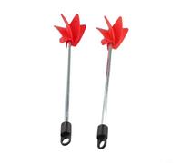 Gastagrav Paquete de 2 accesorios para taladro mezclador de pintura, para | Para resina epoxi, látex y líquidos viscosos, agitador de acero con vástago de 1/4 pulgadas con cabezal de 65 mm de diámetro