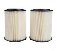 Gastagrav Paquete de 2 filtros de repuesto VF4000, para aspiradoras Ridgid húmedas y secas, 5-20 galones, cartucho de polvo reutilizable lavable, fácil de instalar