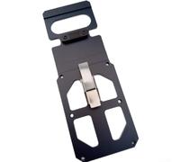 Gastagrav Placas de posicionamiento en ángulo recto para sierra de oruga, abrazaderas de riel guía cuadradas de aleación de aluminio de 260 x 98 mm, plantillas de corte de precisión de 90 grados para