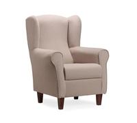 Gasten a gusto Sillón Butaca Orejera - Tela Antirañazos Ideal para Gatos | Fácil Limpieza y Tratamiento Antimanchas | Medidas: 103x74x78 cm | Disponible en Gris y Crema