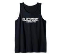 Gasto del Gobierno Imprudente libertario Rothbard Camiseta sin Mangas
