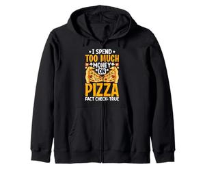 Gasto Demasiado Dinero en la verificación de Hechos de Pizza: Verdadero Sudadera con Capucha