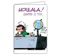 Gaston Lagaffe glct-0140 tarjeta de cumpleaños con diseño de un An de Plus baloncesto baloncesto deporte