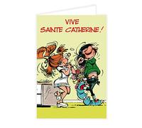 Gaston Lagaffe glct0049 Ste Sainte Catherine 25 noviembre niña con sobre (ilustrado a juego