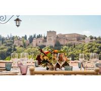 Gastro cata Luxury en terraza con vistas con 4 consumiciones 4 platos 1 postre 1 copa de cava y 1 cóctel