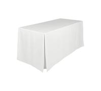 Gastro uzal Conferencia para mesa alargada, hussen funda para mesa alargada para Conferencia, bodas y eventos Color Blanco 180 X 80 CM