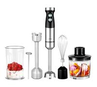 GASTROBACK #40972 Design Power - Batidora de mano (5 en 1), color plateado y negro