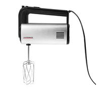 GASTROBACK 40983 Design Pro - Batidora de mano (5 velocidades y función turbo, carcasa de aluminio cepillado, 500 W), color plateado y negro