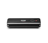 GASTROBACK Envasadora al vacío de diseño Advanced Pro, sensor táctil, 8 litros/min, capacidad de envasado al vacío (0,6 bar), 120 W, incluye tapón de botella, color negro