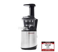 GASTROBACK Slow Juicer Advanced Vital, Negro, Plata