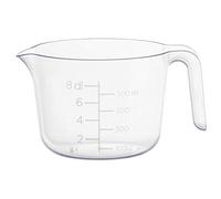 GASTROMAX Contenedor de almacenamiento de alimentos, polipropileno, transparente/blanco, 0,8 L
