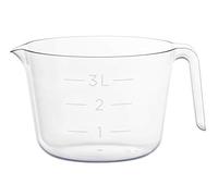 GASTROMAX Contenedor de almacenamiento de alimentos, polipropileno, transparente/rosa, 3 L