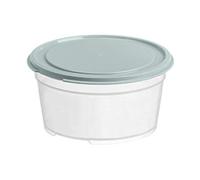 Gastromax Fiambrera hermética con Tapa de plástico para Uso alimentario, 0,45 l, Transparente, Verde Salvia, Redonda