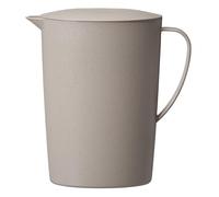 GastroMax Jarra con tapa y asa BIO de 2 L | Gris | Picnics, camping, barbacoas, piscina, uso interior/exterior | Jarra para puerta de frigorífico | Aprobado para alimentos y libre de BPA | Apto para